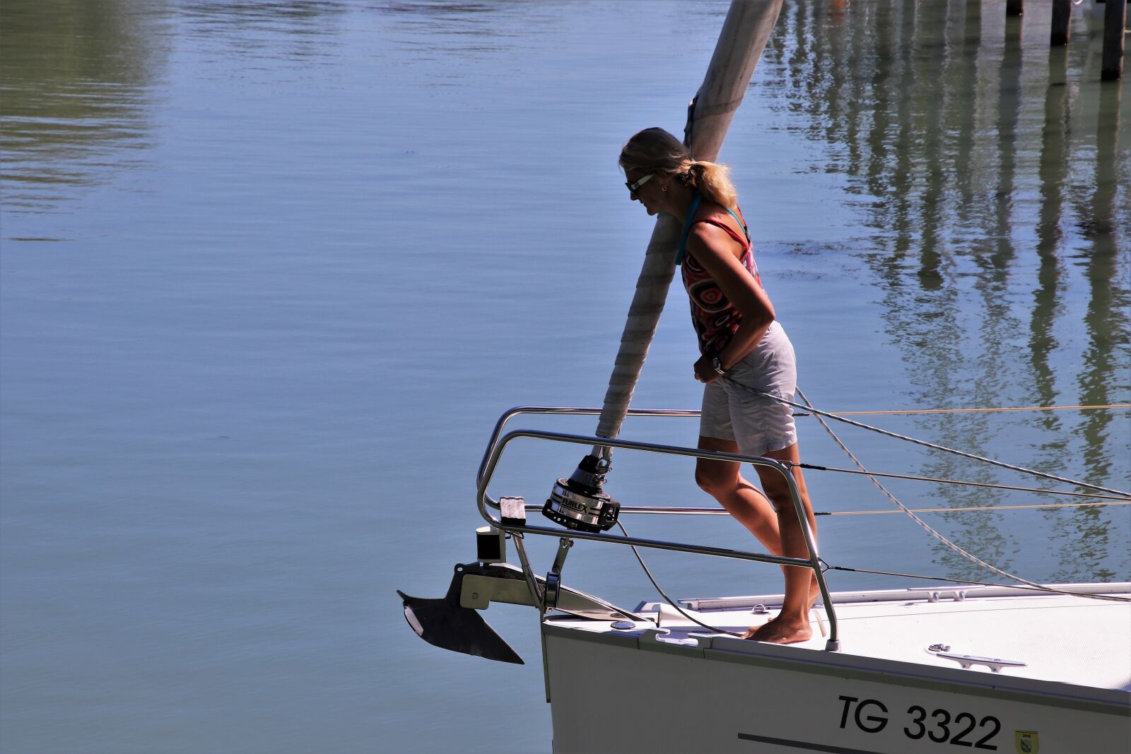 Canon EOS 80D sample photo. Lake, cruise, sailboat photography