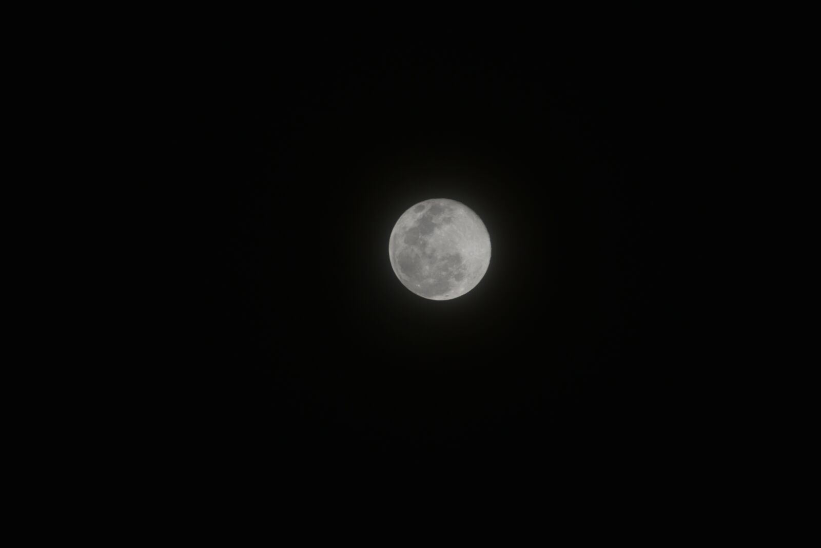 Nikon D3500 sample photo. Moon, sky, night photography