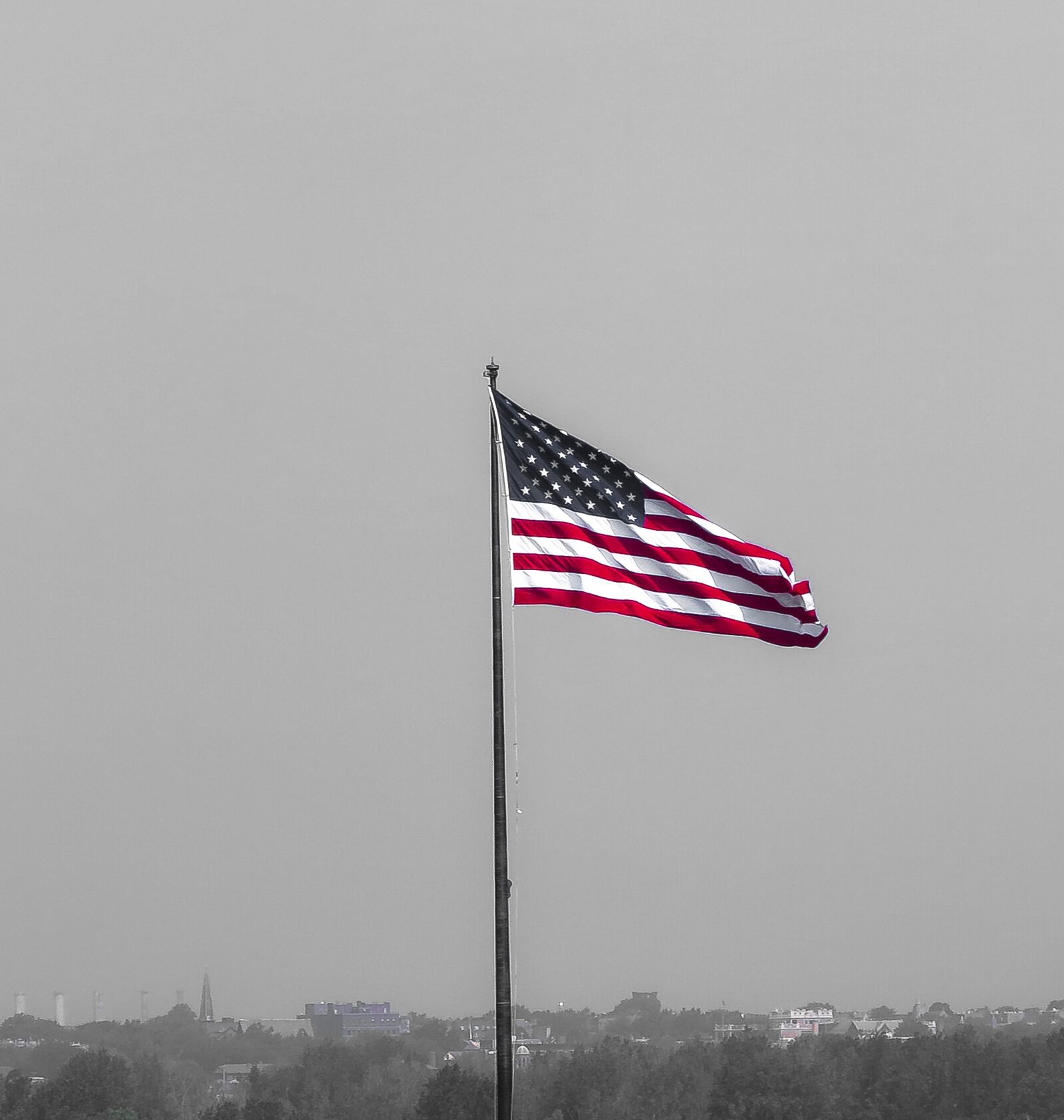 Canon PowerShot G1 X sample photo. Flag, usa, independence photography