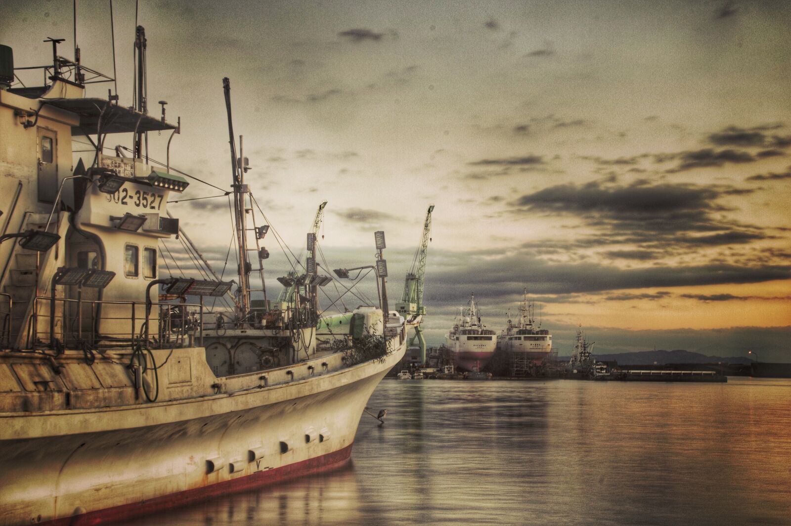 Pentax K-3 sample photo. Fishing boat, sea, port photography