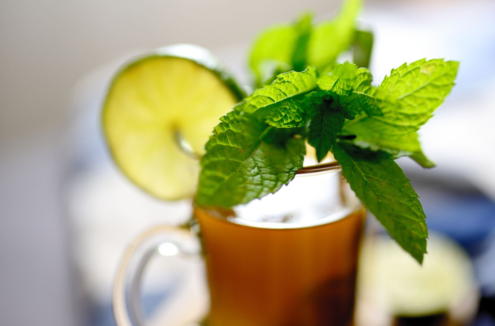 Nikon D610 sample photo. Peppermint, mint, tee photography