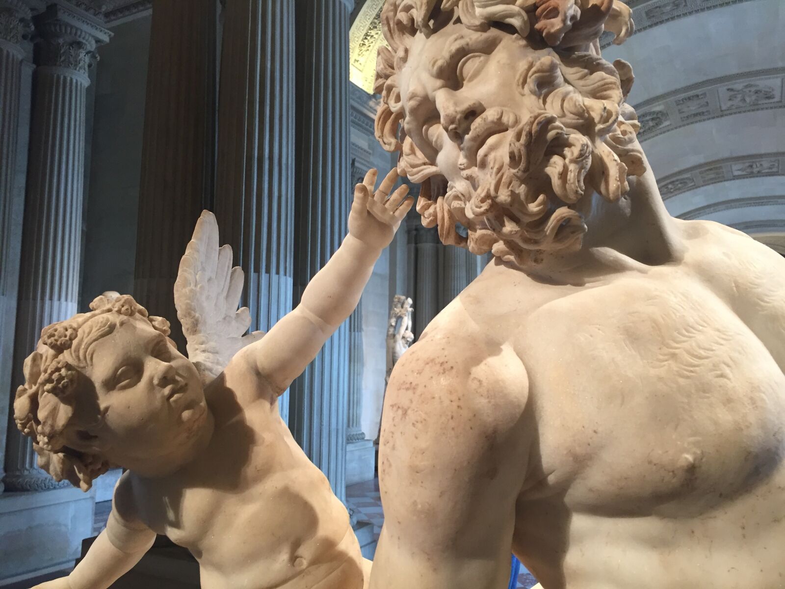 Apple iPhone 6 sample photo. Statue, centaur, cupid photography