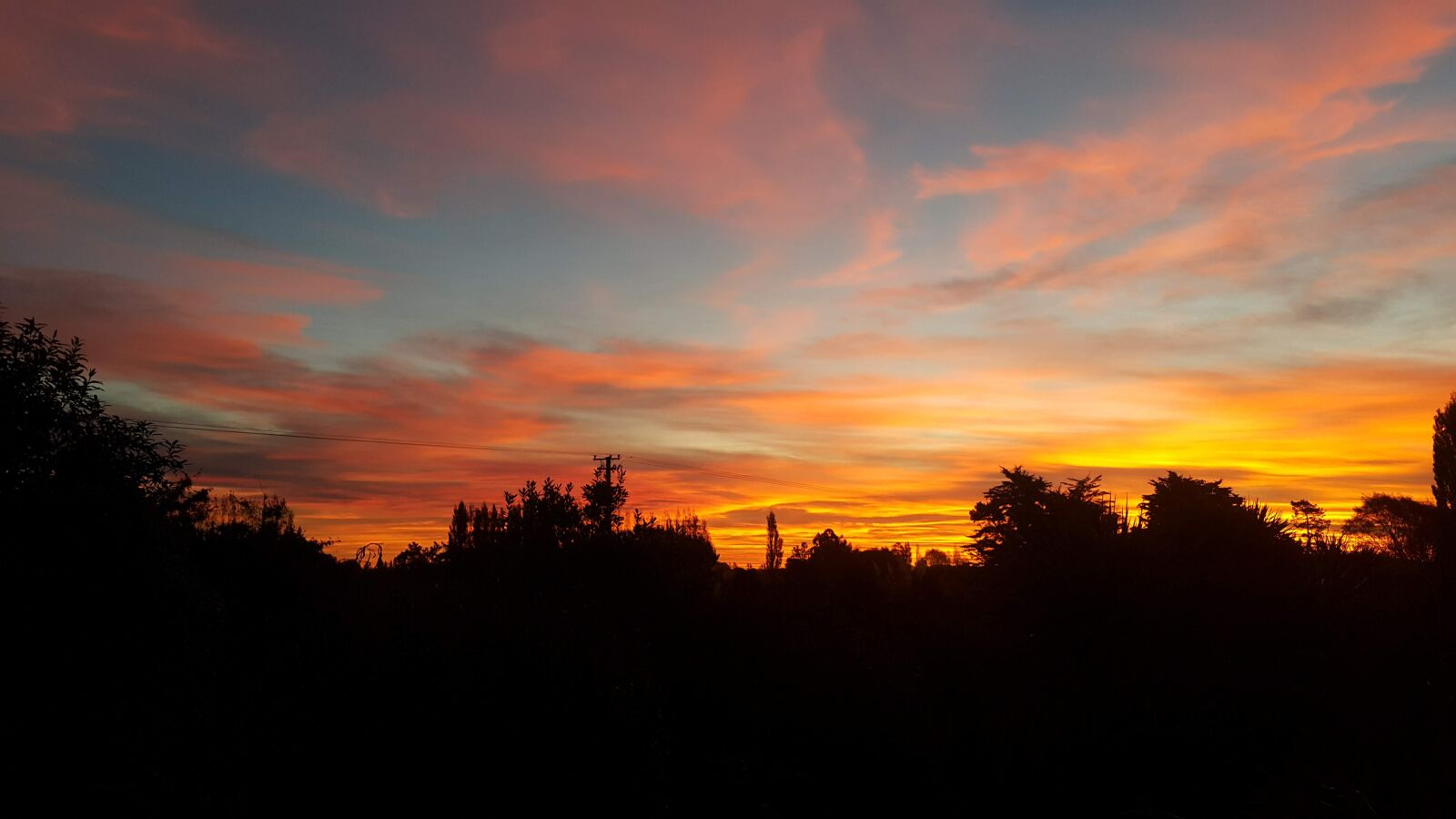 Samsung Galaxy Note4 sample photo. Sunset, night sky, skyline photography