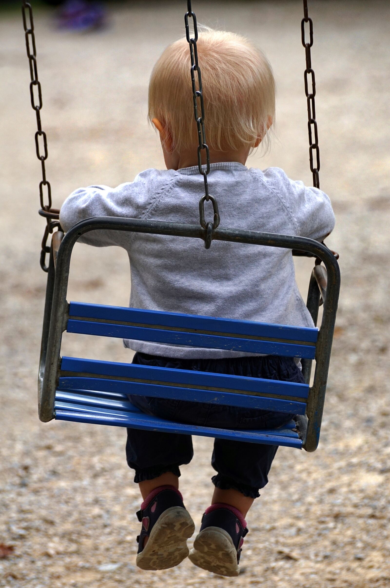 Sony DT 55-300mm F4.5-5.6 SAM sample photo. Child, swing, carousel photography