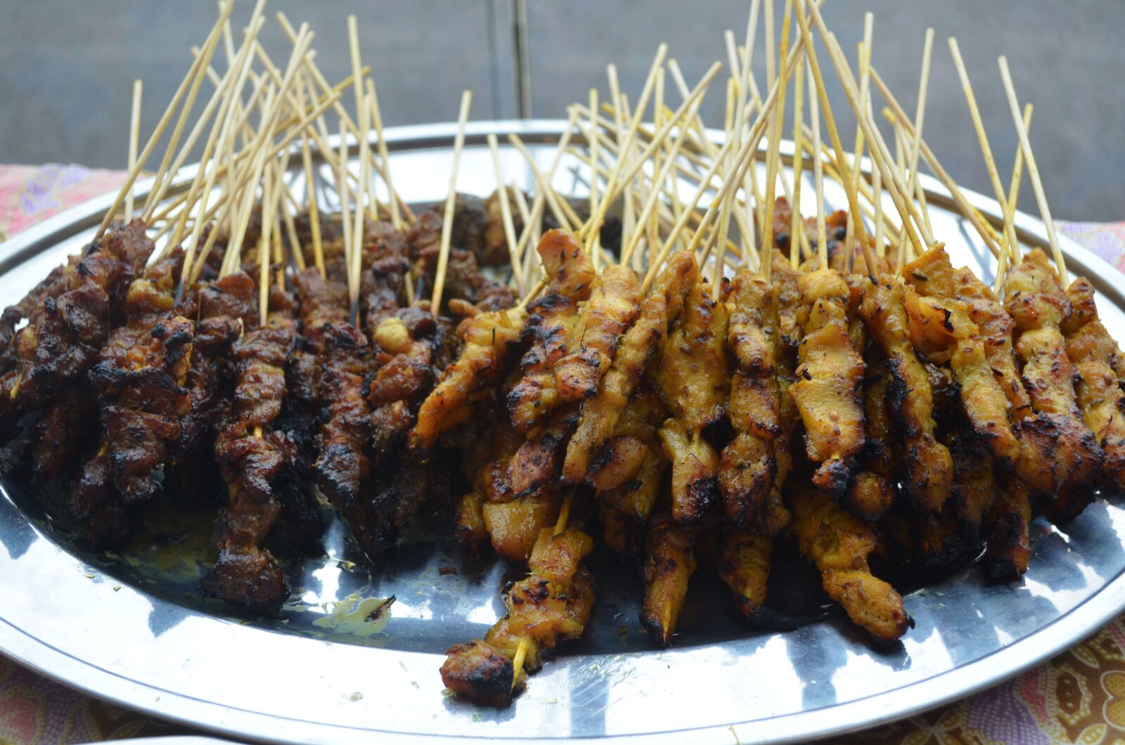 Nikon D5100 sample photo. Satay, malaysian food, grilled photography