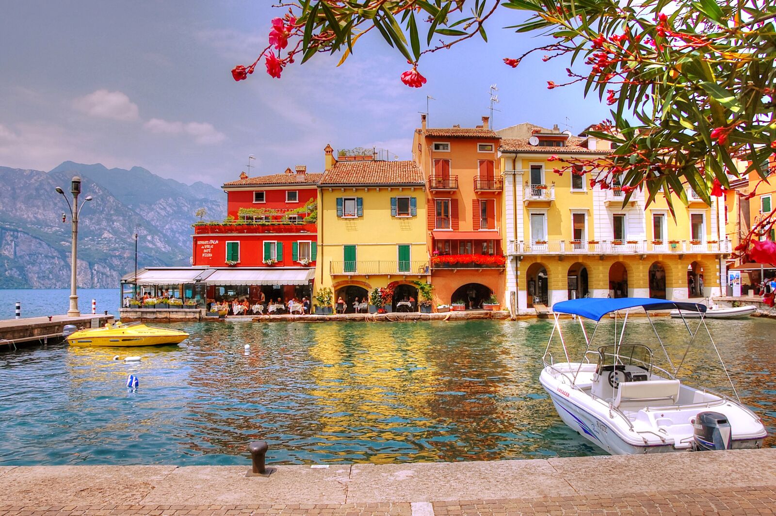 Nikon D40 sample photo. Garda, malcesine, italy photography