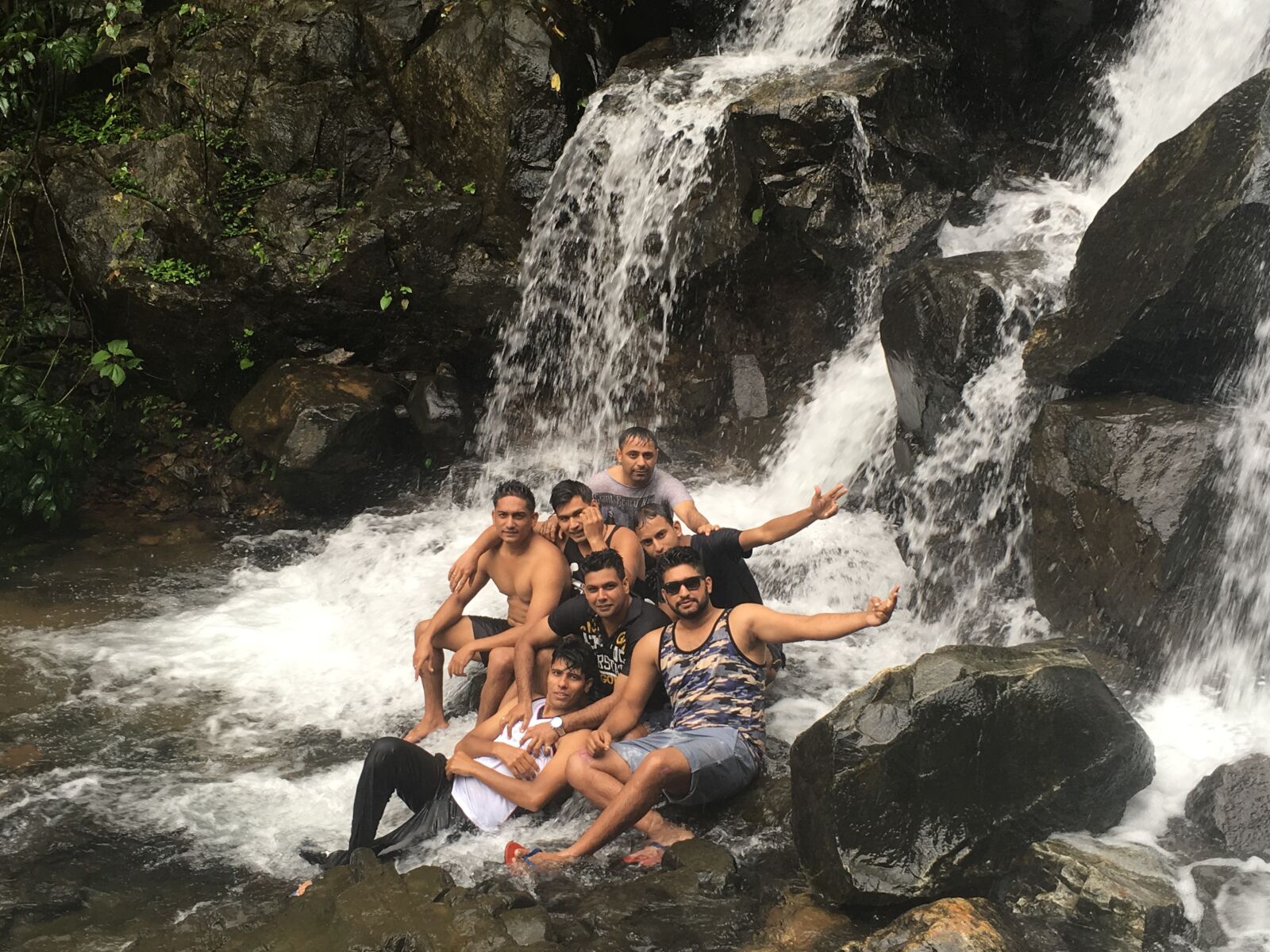 Apple iPhone 6s sample photo. Waterfall, natural, rain photography