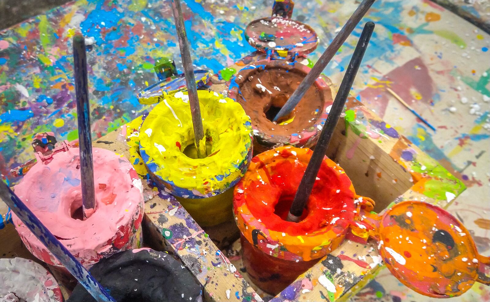 HMD Global Nokia 7 plus sample photo. Paint, bucket, creative photography