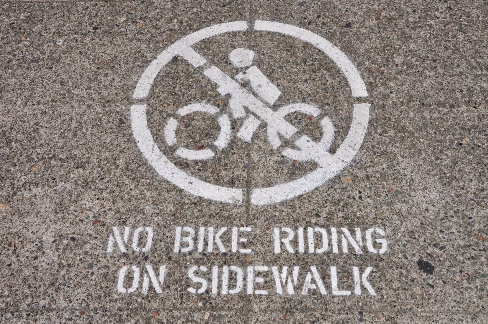 Nikon D5000 sample photo. Road marking, no cycling photography