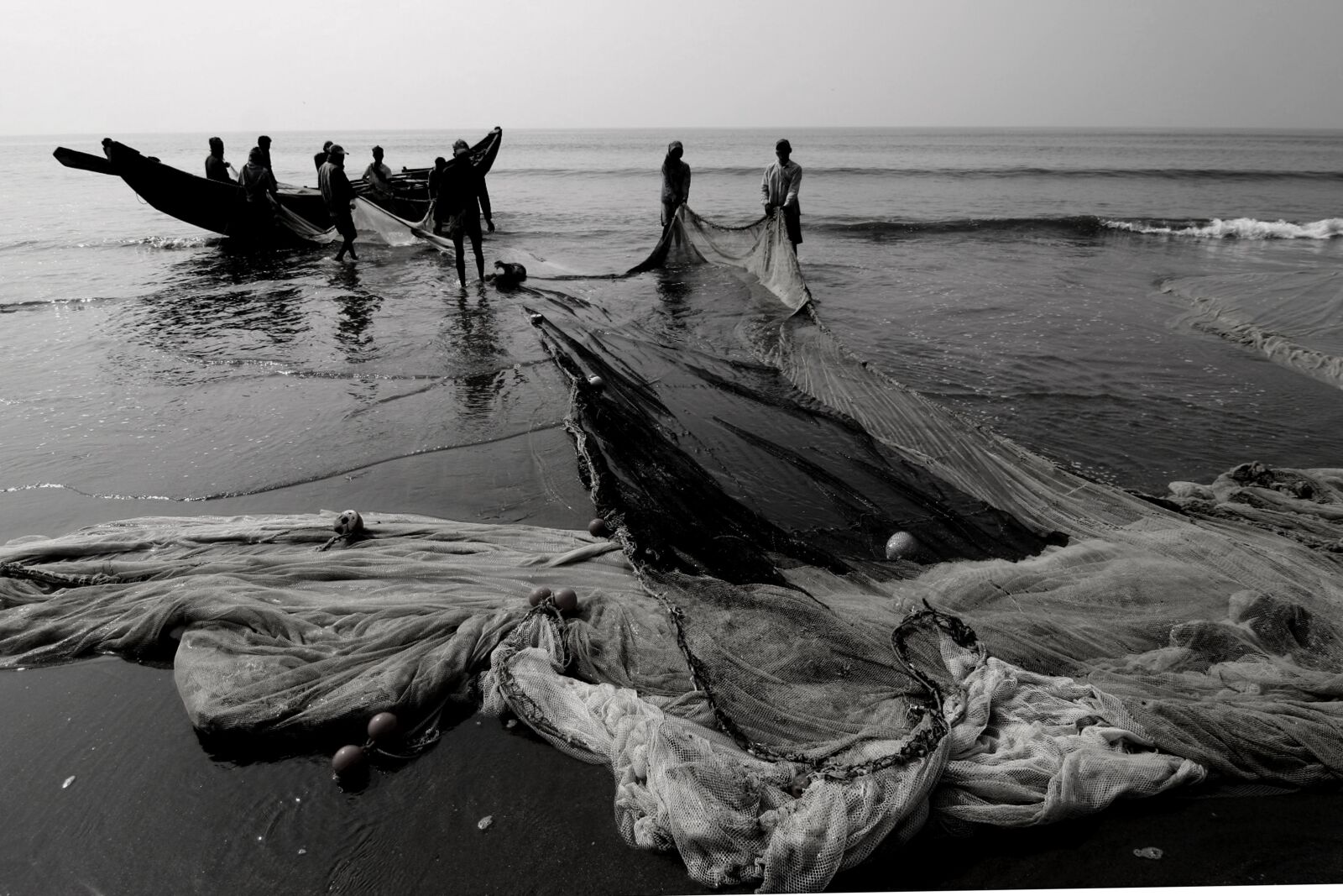 Canon EOS 20D sample photo. People, fishing, net photography