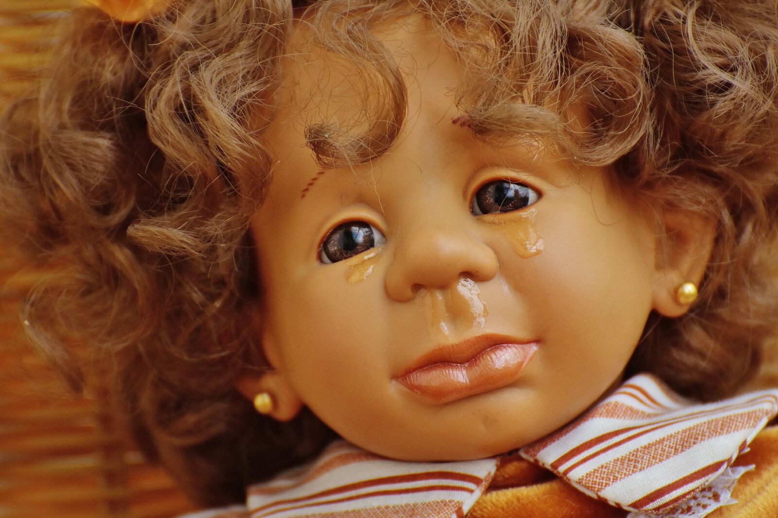 Nikon D7200 sample photo. Doll, girl, tears photography
