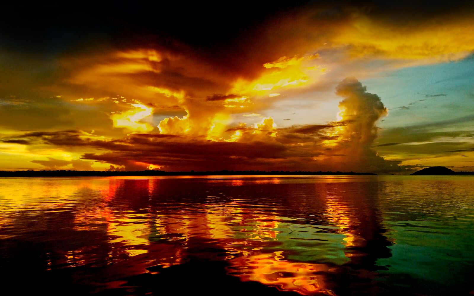 OPPO F1f sample photo. Cloud dusk, twilight, sea photography