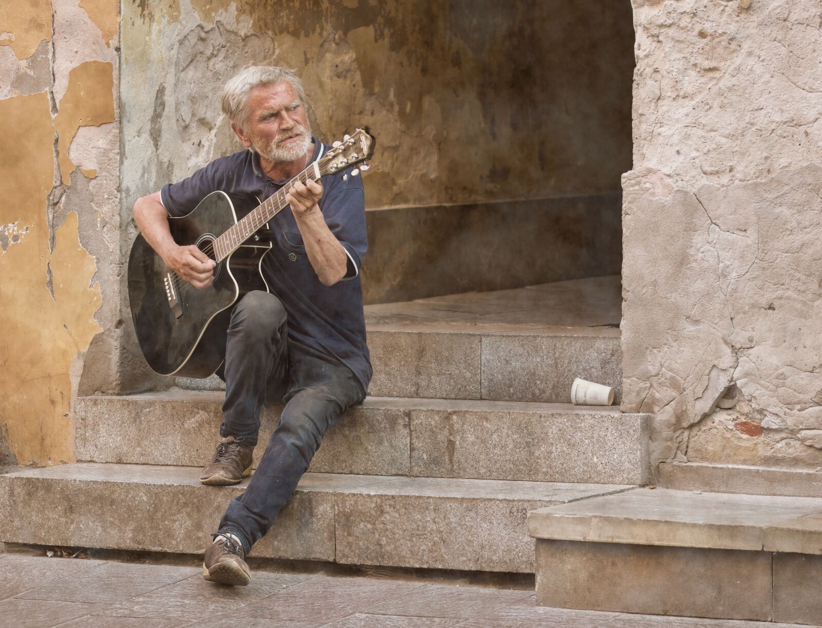 Nikon D5100 sample photo. The old man, the photography