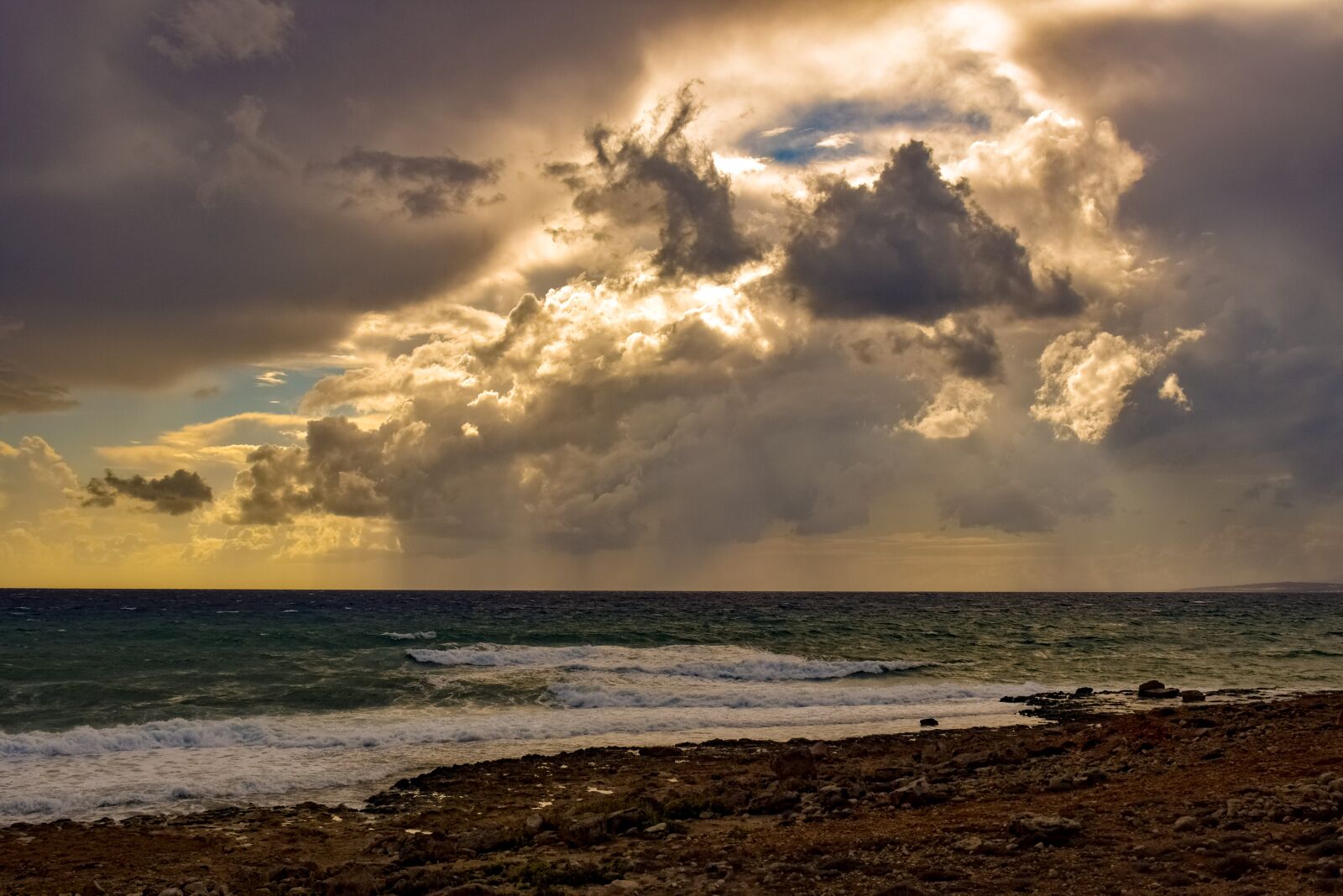 Nikon D3300 sample photo. Rocky coast, sea, sky photography