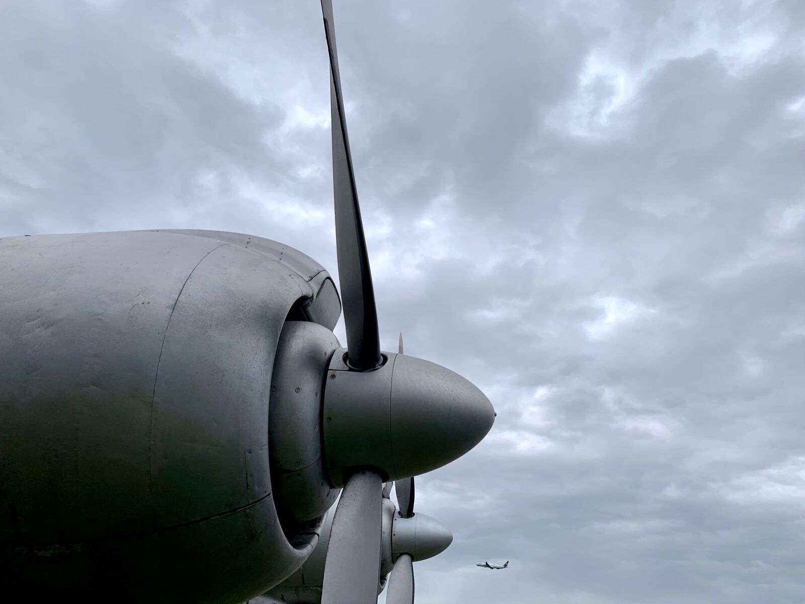 Apple iPhone XS sample photo. Propeller, aircraft, aviation photography