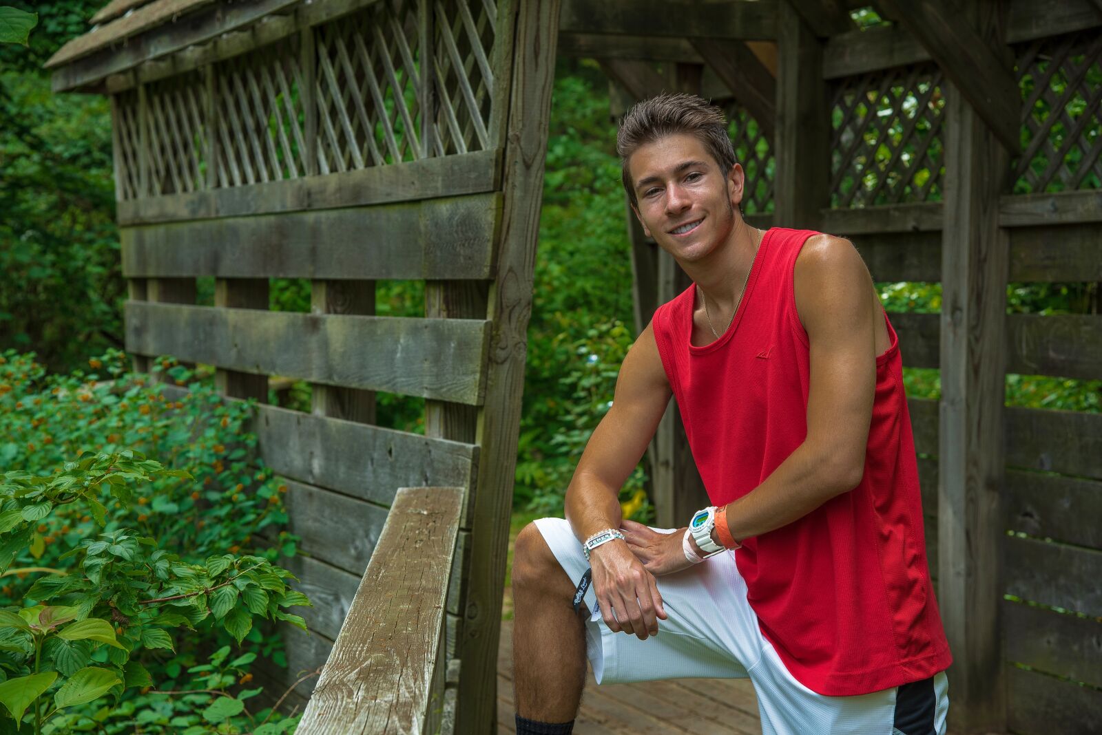 Nikon D750 sample photo. Wooden bridge, out doors photography