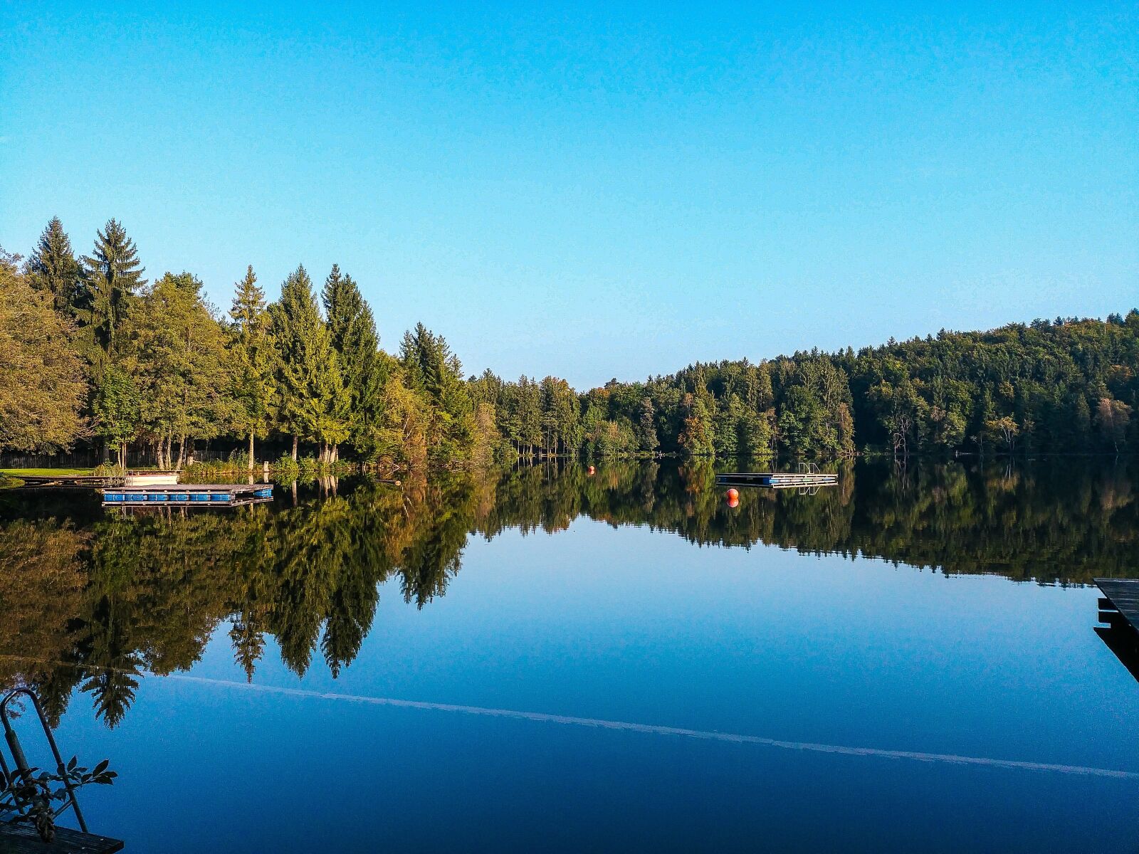 LG G6 sample photo. Lake, tüttensee, mirroring photography