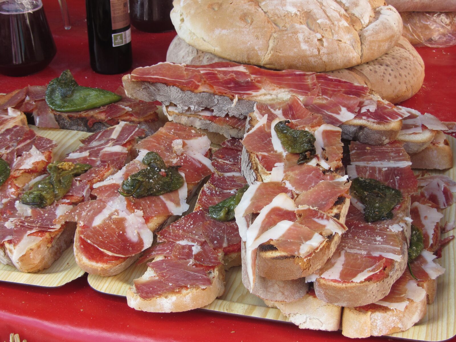 Canon PowerShot SX220 HS sample photo. Ham, toast, food photography