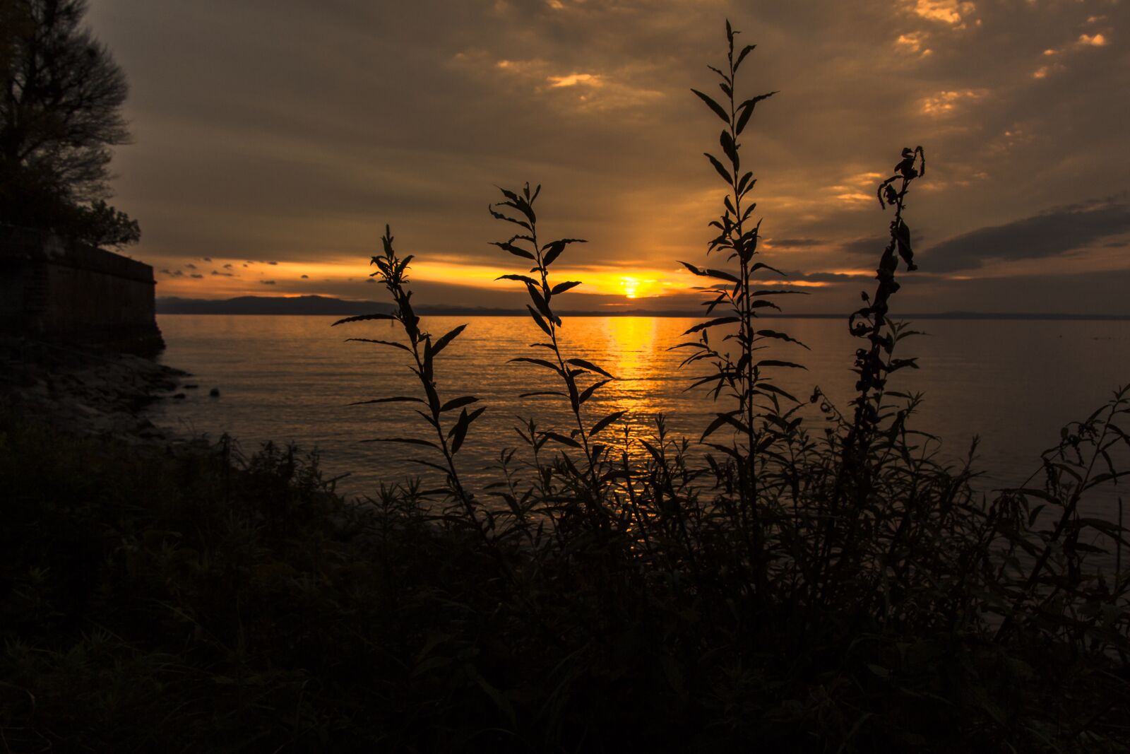 Canon EOS 650D (EOS Rebel T4i / EOS Kiss X6i) sample photo. Sunset, lake constance, langenargen photography