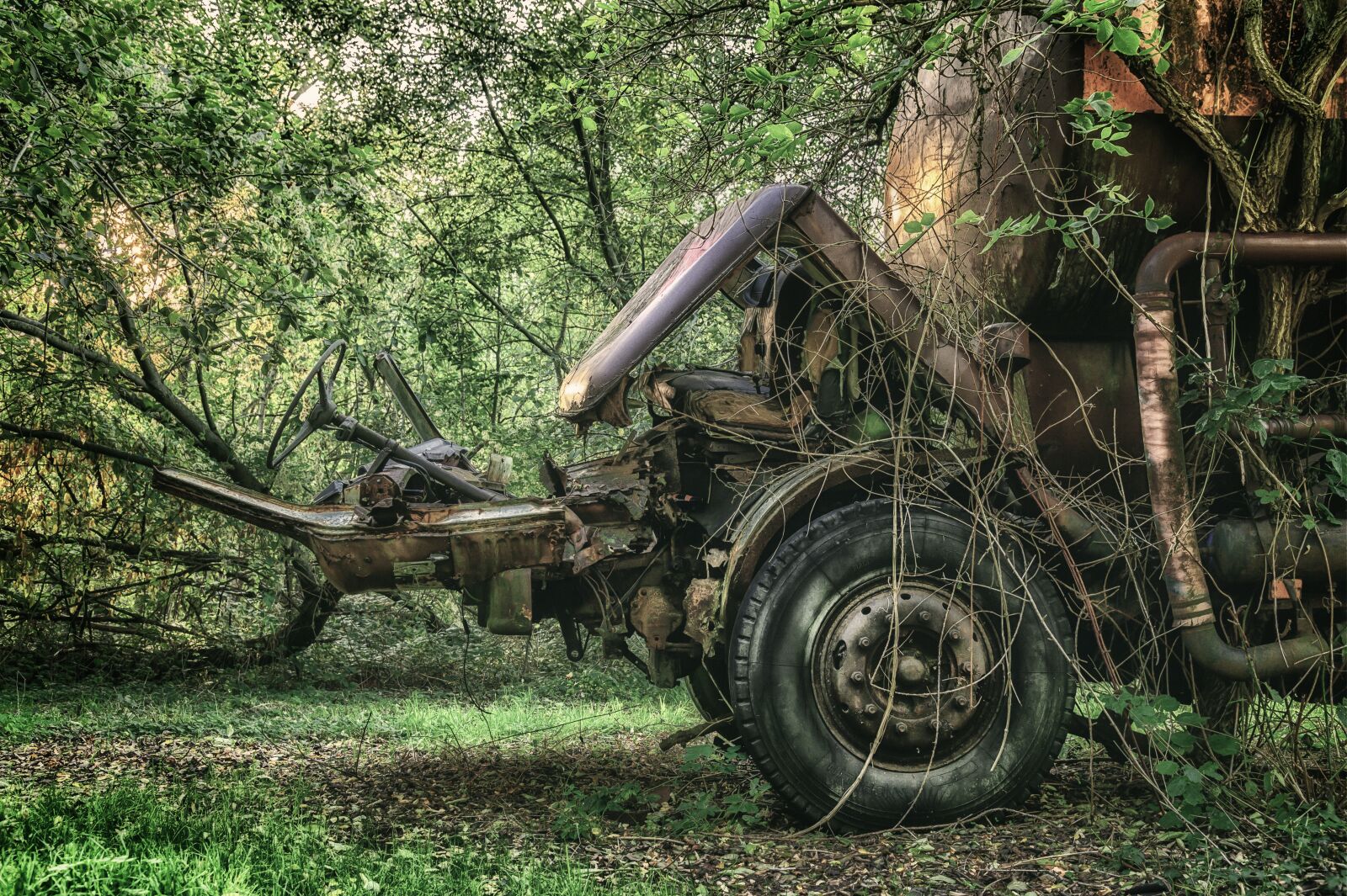 Nikon Z6 sample photo. Truck, accident, scrap photography