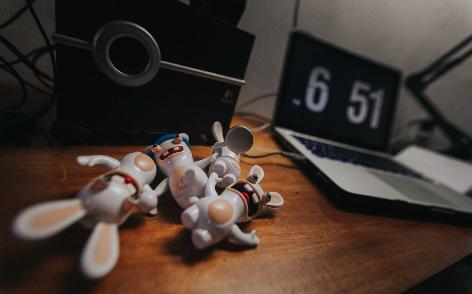 Canon EOS 5D Mark II + Canon EF 16-35mm F2.8L USM sample photo. Bunny, desk, macbook photography