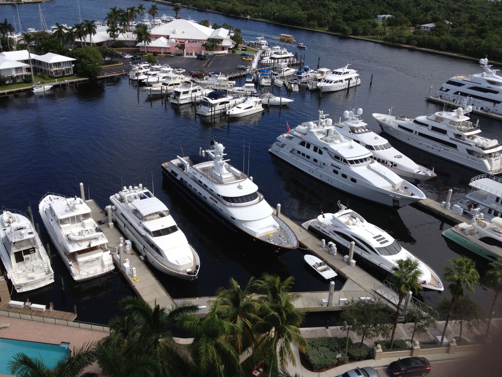 Apple iPhone 4S sample photo. Yachts big, florida, boats photography