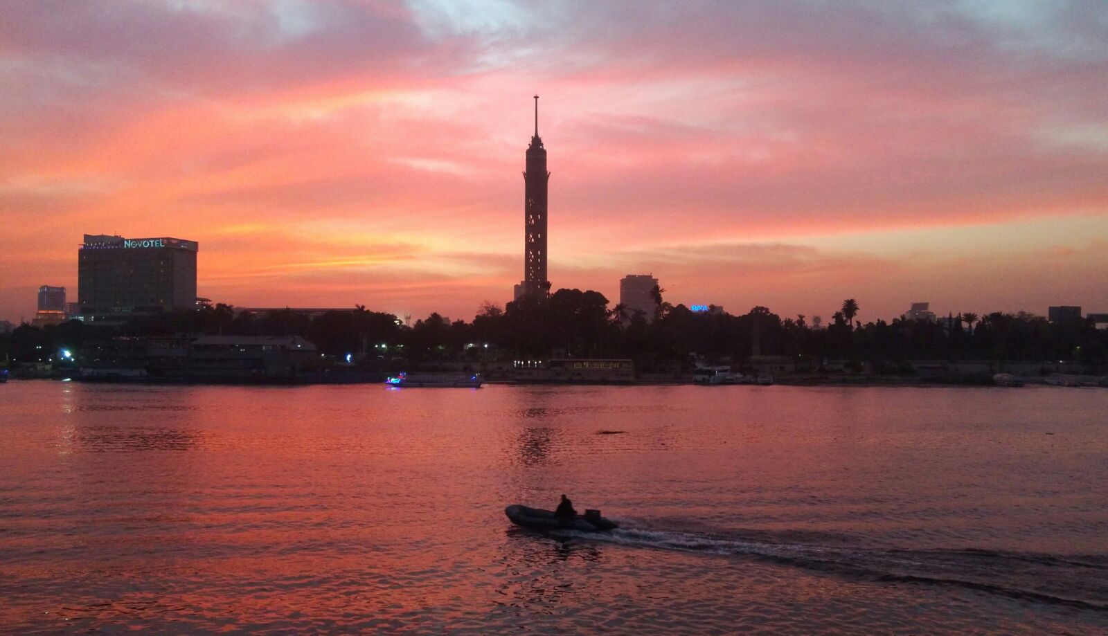 Lenovo K6 NOTE sample photo. Sunset, sky, river photography