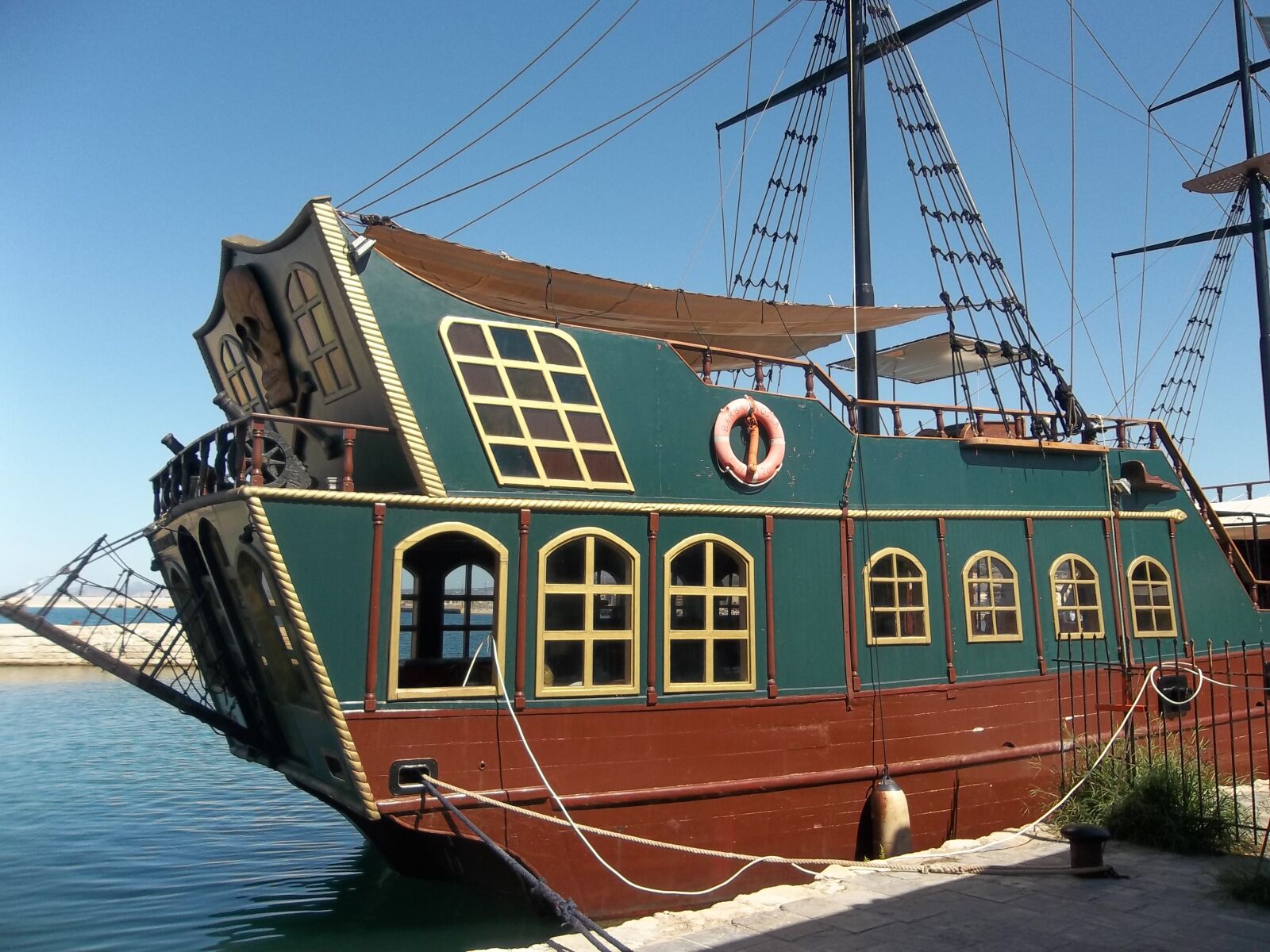 Kodak EASYSHARE CAMERA, C1450 sample photo. Crete, old ship, boat photography