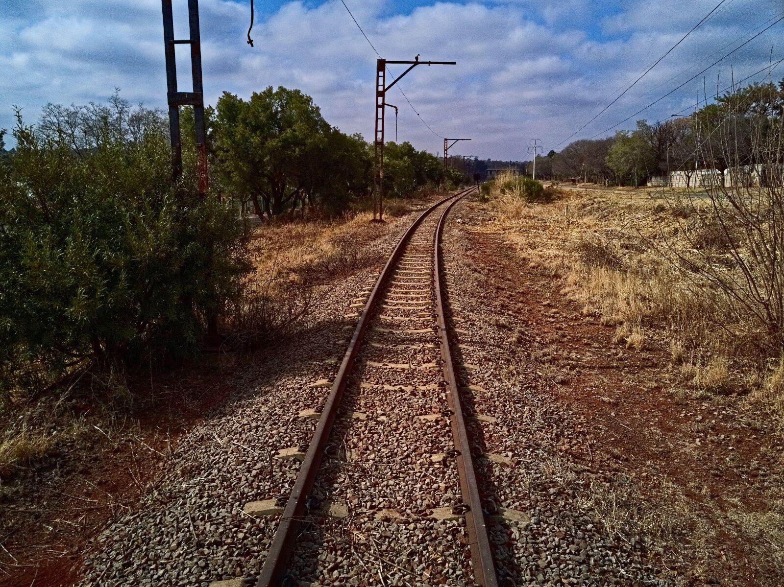 DJI FC220 sample photo. Railroad, track, train photography