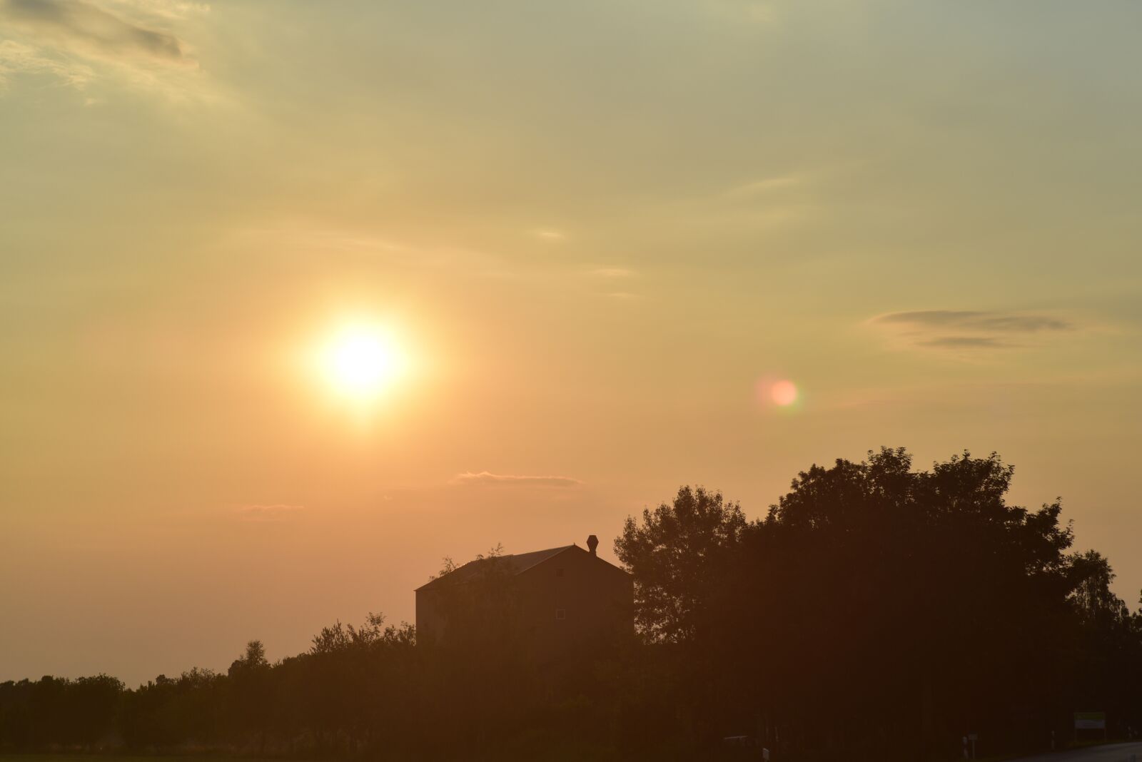 Nikon D750 sample photo. Sunset, house, woodhouse photography