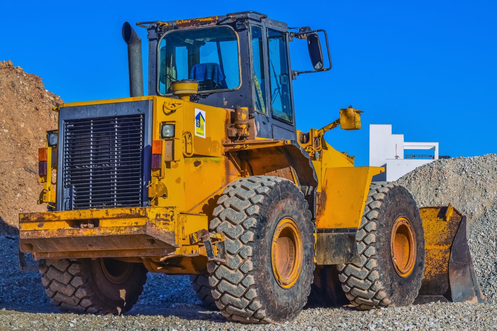 Nikon D3300 sample photo. Bulldozer, heavy machine, equipment photography