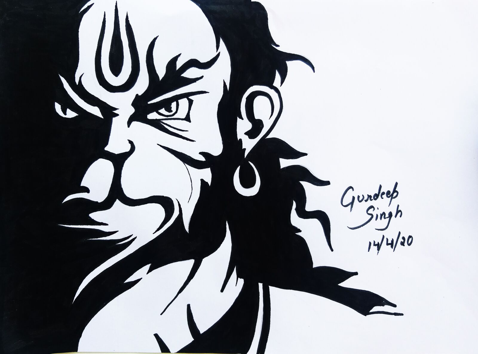 Samsung Galaxy J8 sample photo. Hanuman ji, lord hanuman photography