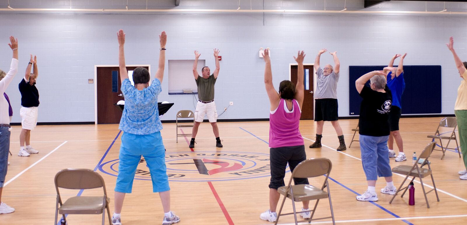 Nikon D300 sample photo. Exercise, class, stretching photography