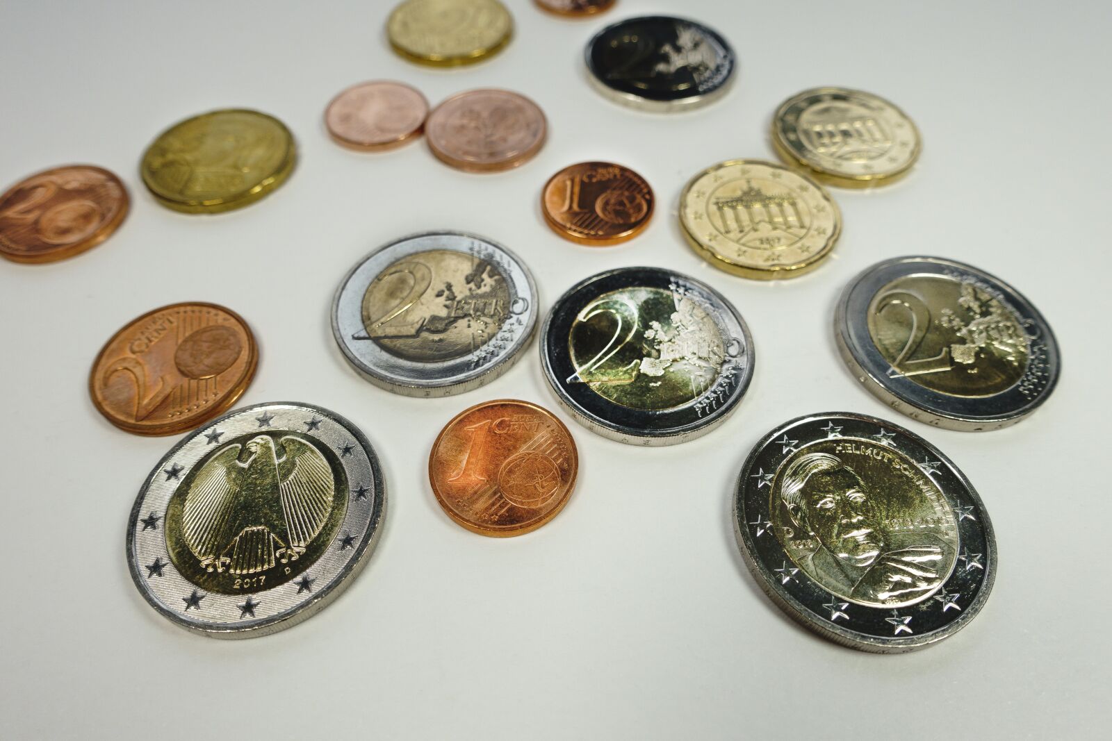 Sony Cyber-shot DSC-RX100 III sample photo. Coins, euro, wealth photography