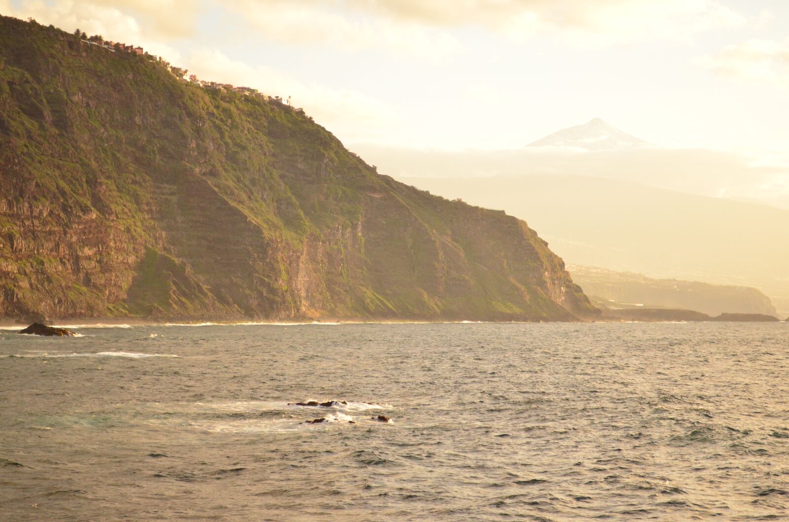 Nikon D5100 sample photo. Teide, tenerife, ocean photography
