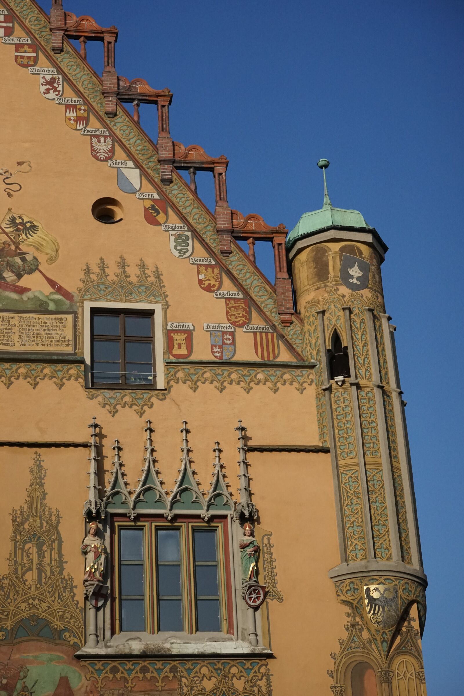 Sony a7 sample photo. Town hall ulm, facade photography