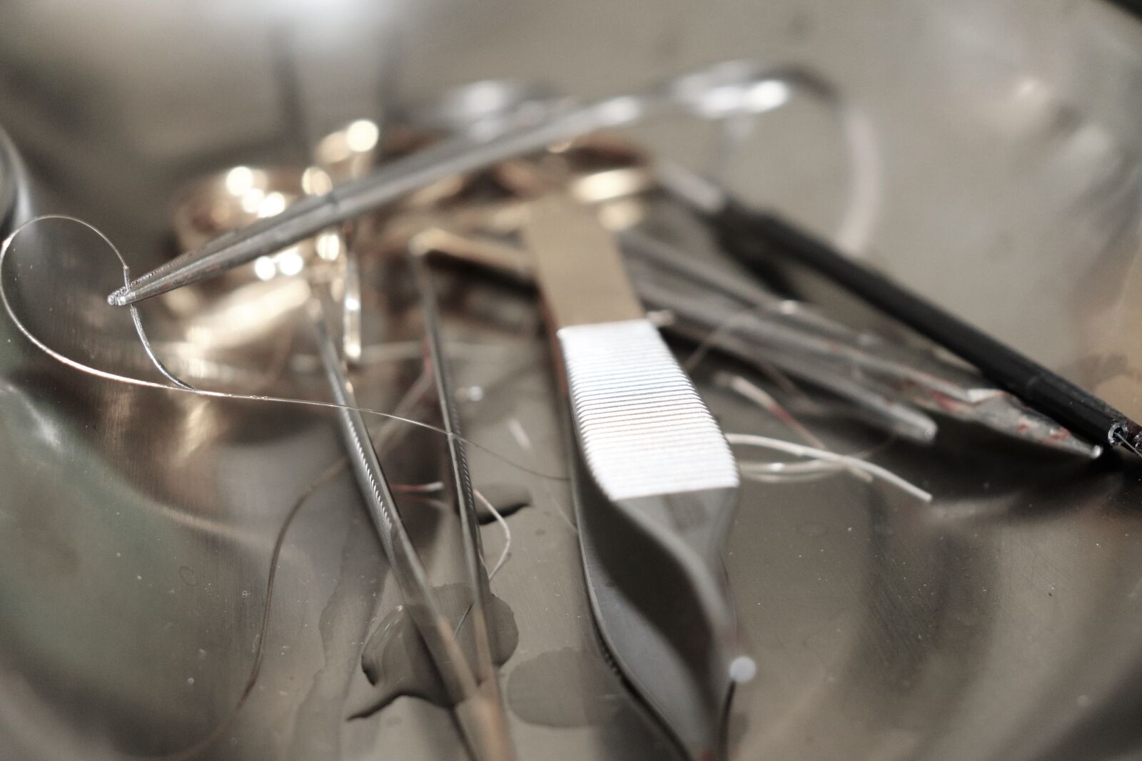Canon EOS 800D (EOS Rebel T7i / EOS Kiss X9i) sample photo. Surgical instruments, needle, scissors photography