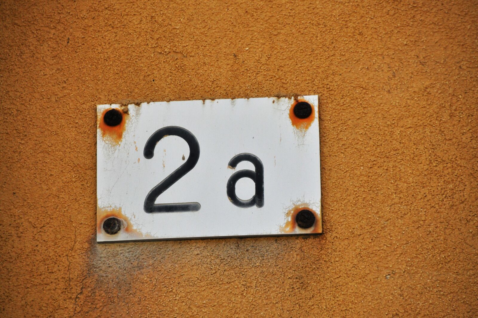 Nikon D5000 sample photo. Digit, house number, shield photography