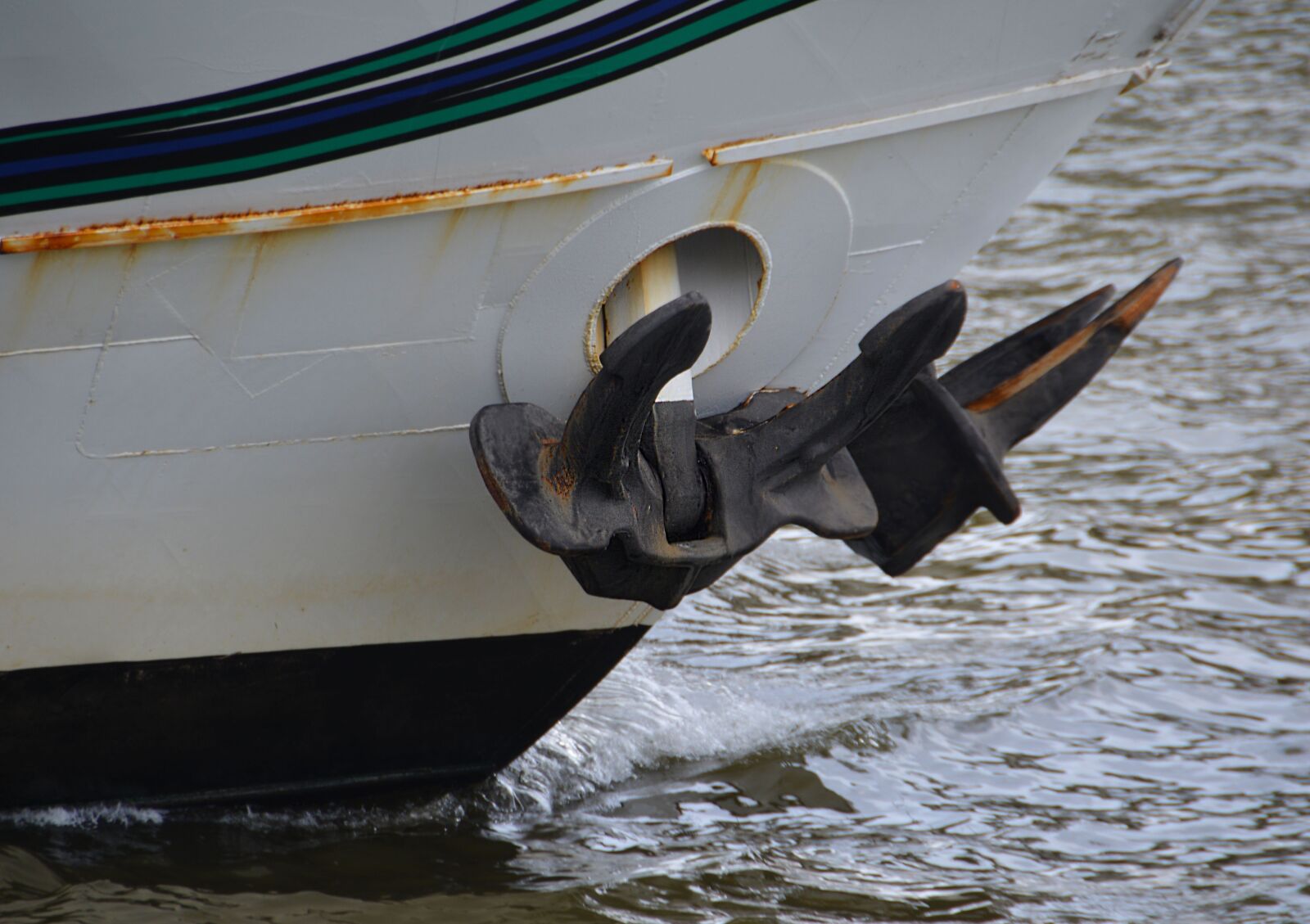 Nikon D5200 sample photo. Anchor, boat, prow photography