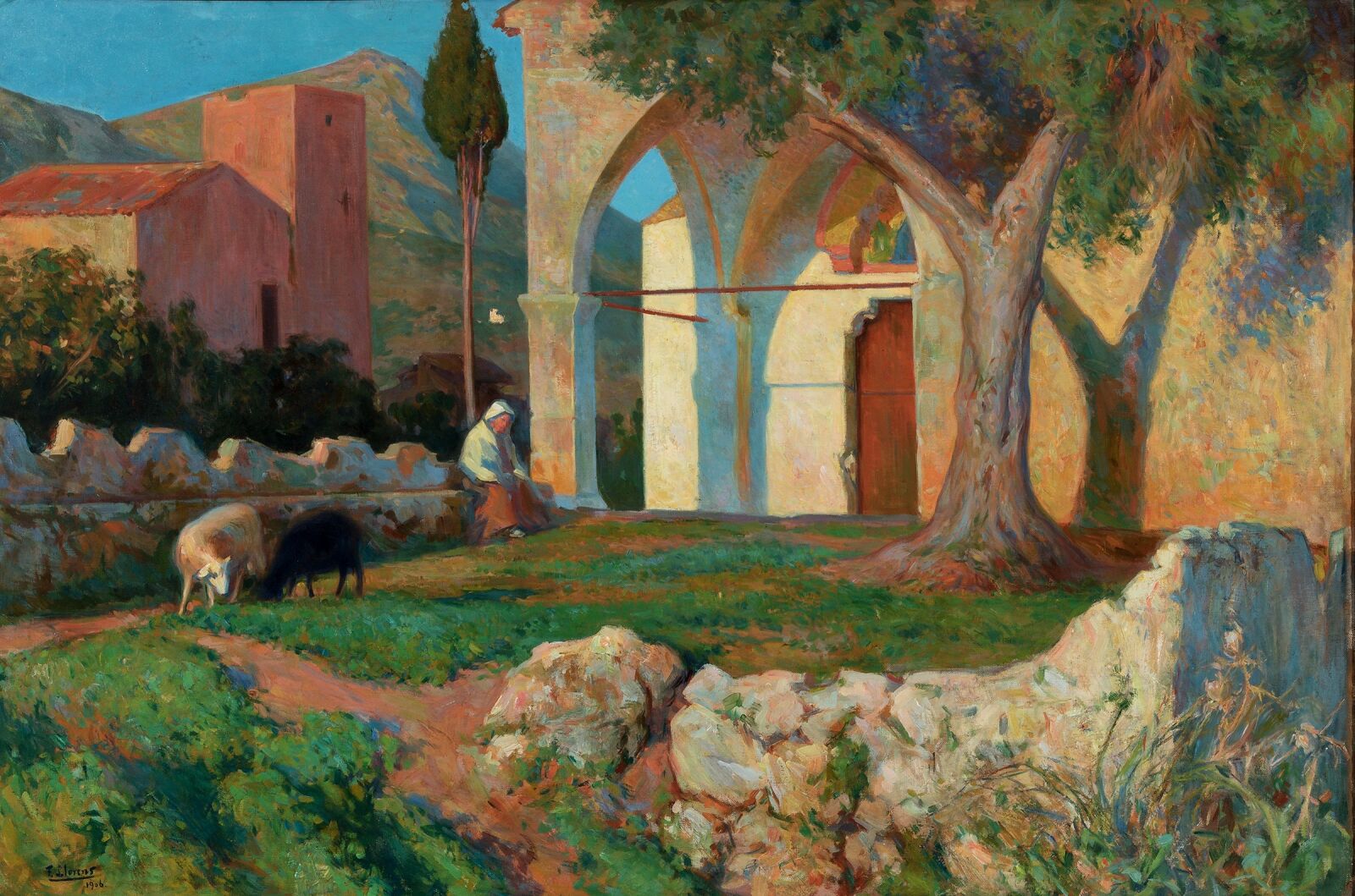 Nikon D750 sample photo. Painting, oil painting, village photography