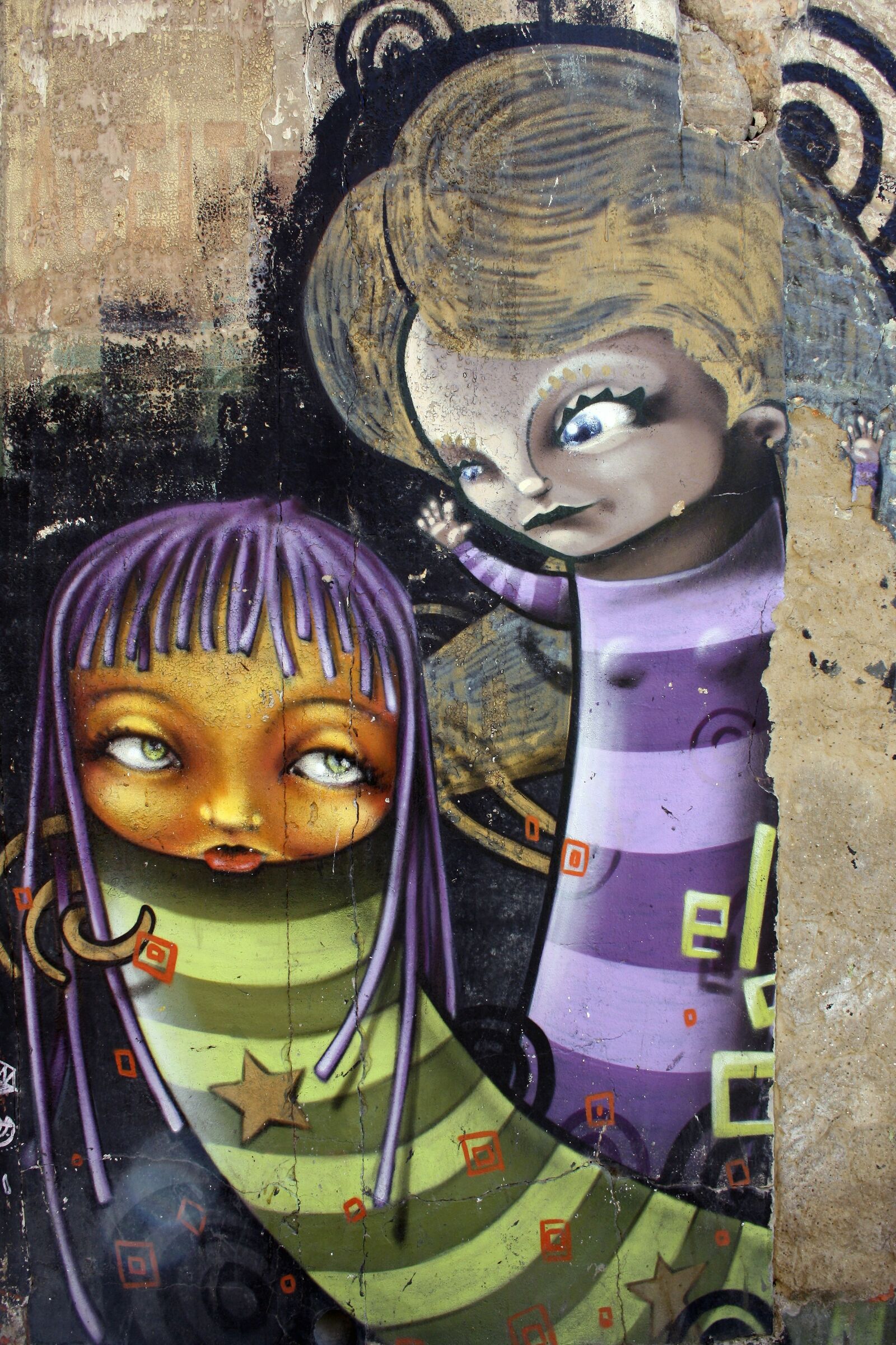 Canon EOS 1000D (EOS Digital Rebel XS / EOS Kiss F) sample photo. Graffiti, urban art, figures photography