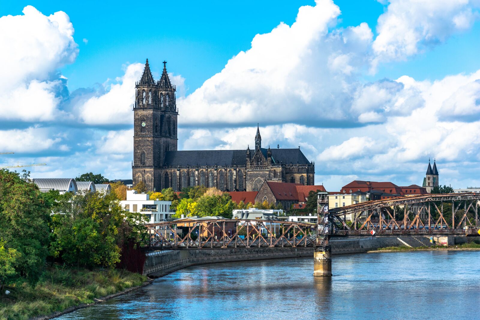 Nikon D3300 sample photo. Magdeburg, dom, river photography