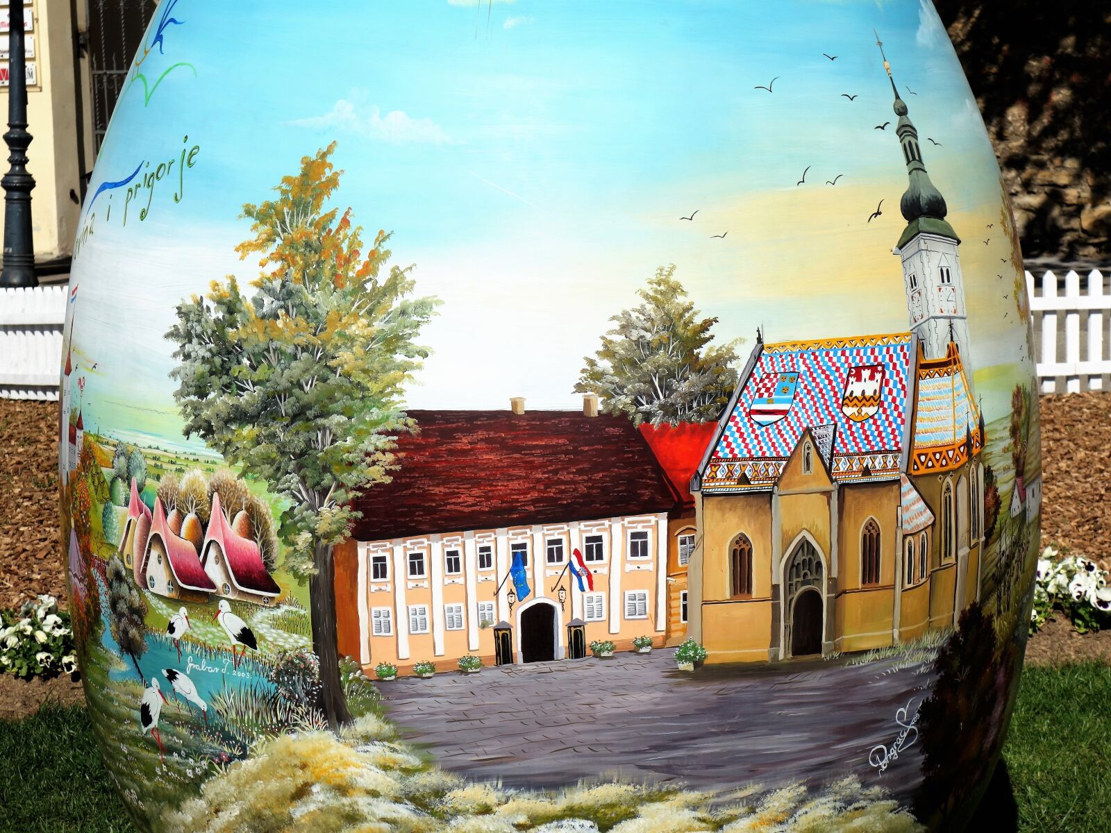 Sony Cyber-shot DSC-RX100 II sample photo. Easter egg, croatian naive photography