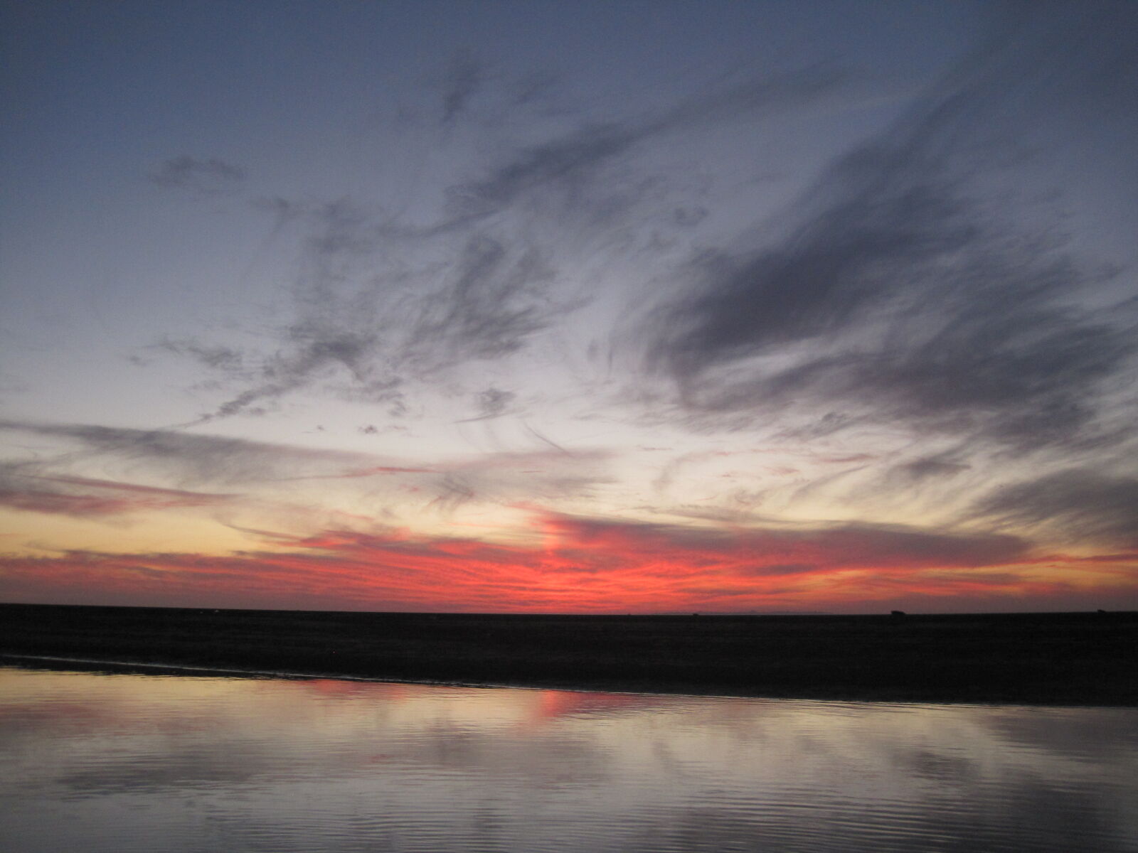 Canon PowerShot SD1200 IS (Digital IXUS 95 IS / IXY Digital 110 IS) sample photo. Gulf, sea, sunset photography