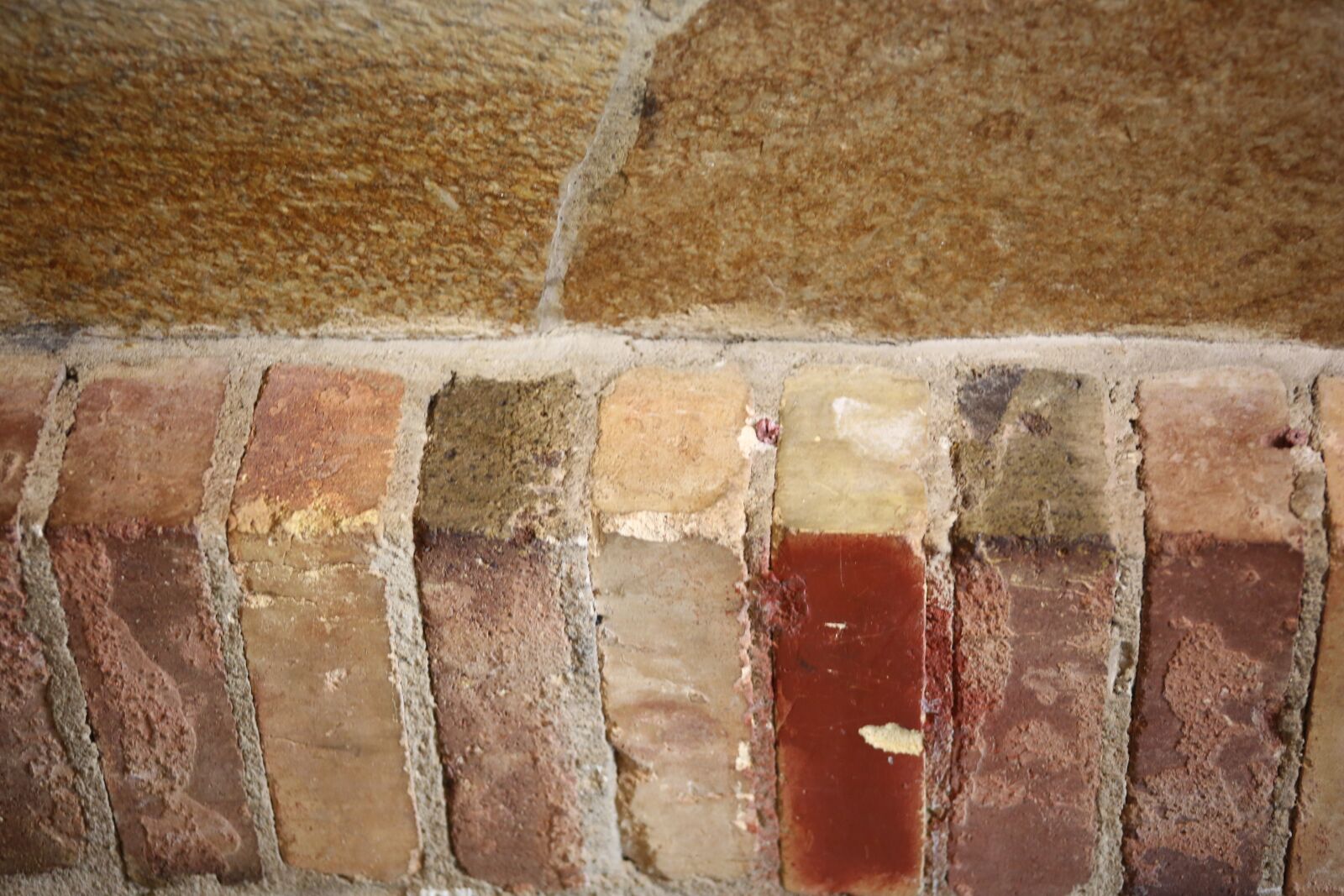 Canon EF 75-300mm f/4-5.6 sample photo. Bricks, wall, old photography