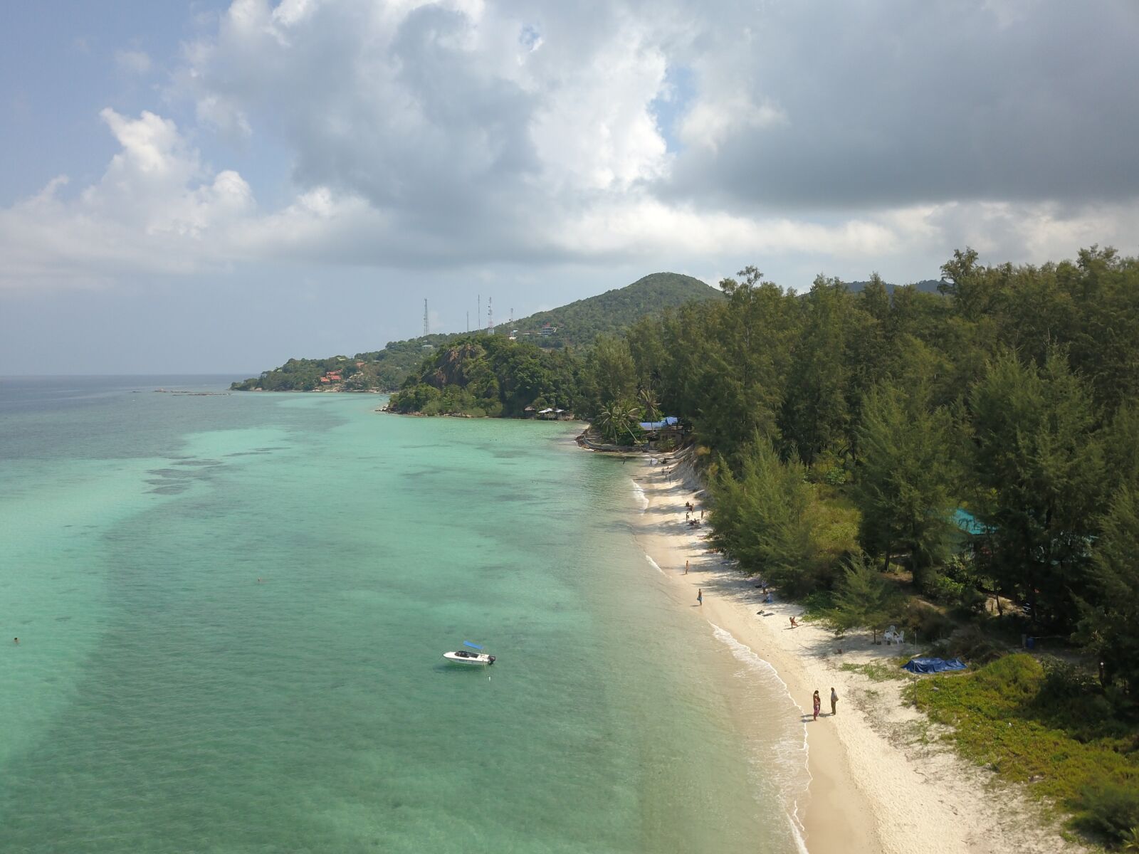 DJI FC220 sample photo. Beach, koh phangan, thailand photography