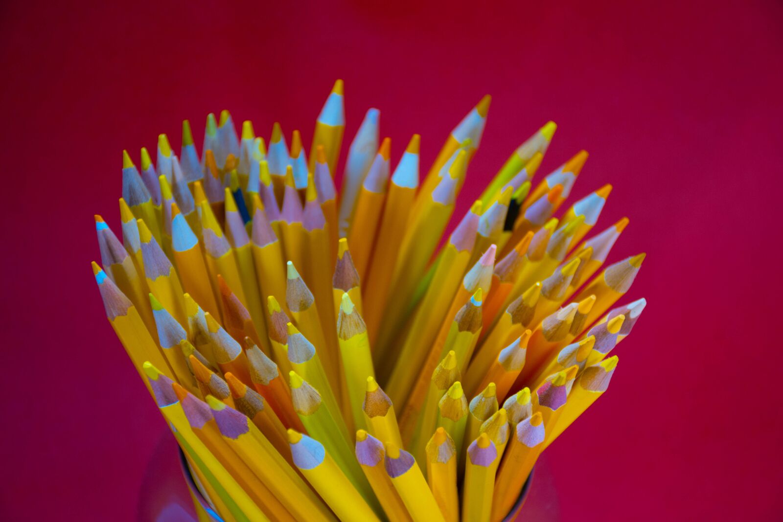 Nikon D7200 sample photo. Pencils, colorful, color photography