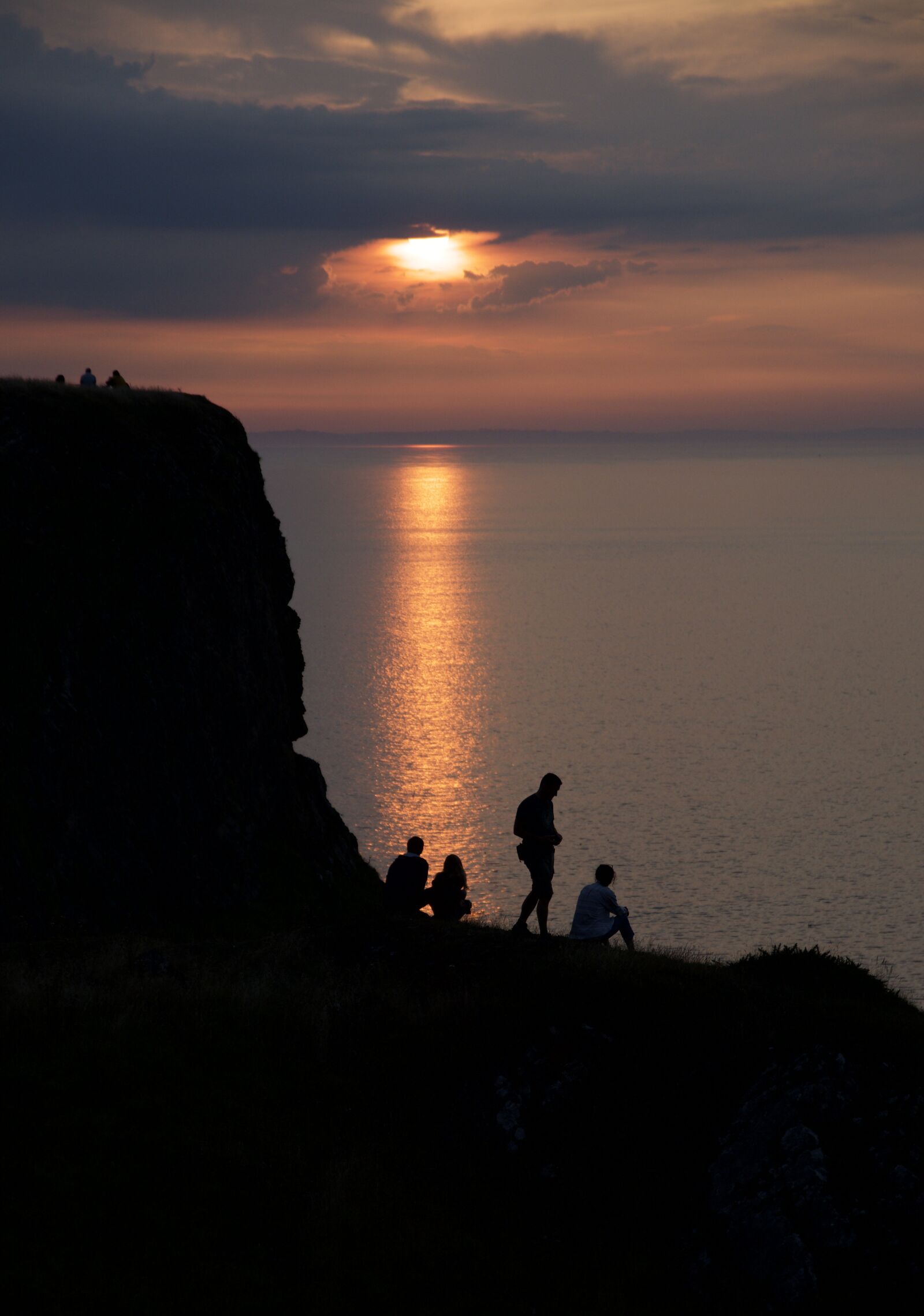 Nikon D7100 sample photo. Sunset, silhouette, sea photography