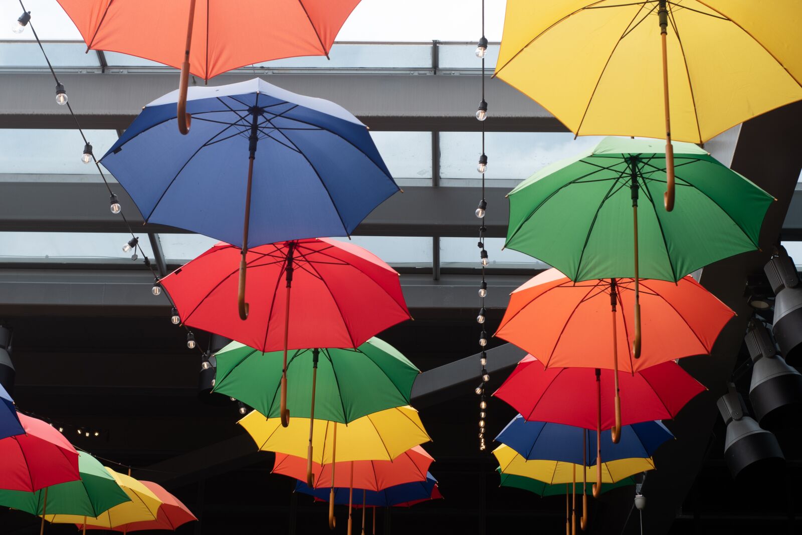 Nikon D3500 sample photo. Umbrella, umbrellas, colors photography