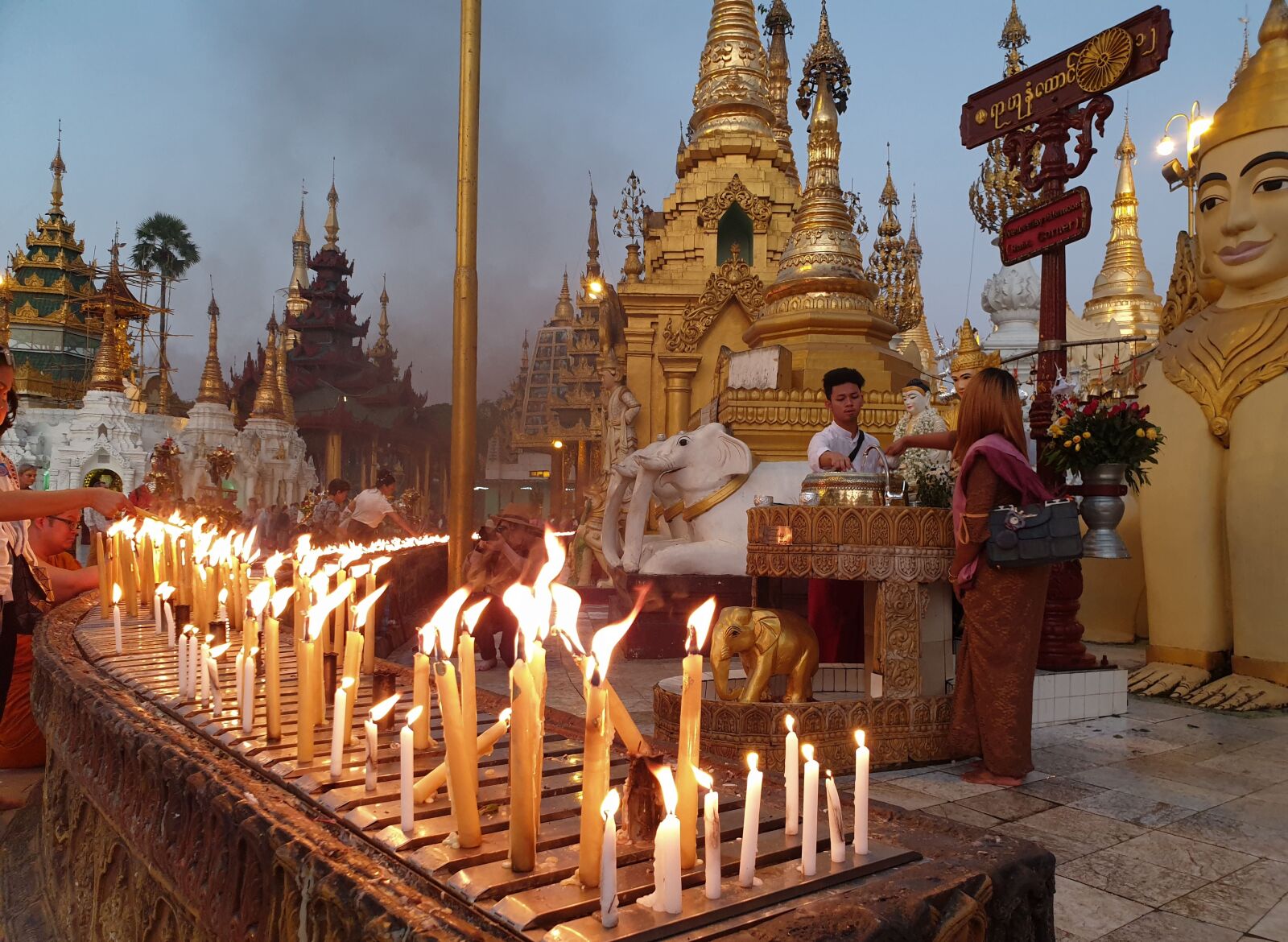 Samsung Galaxy S9+ sample photo. Yangon, myanmar, shwedagon temple photography